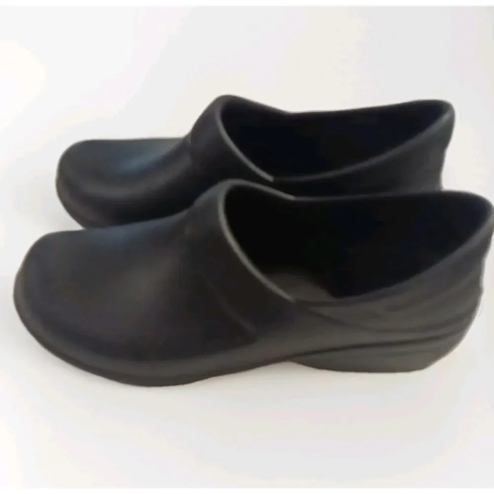 Crocs Women's Neria Pro II Black Work Clogs Slip Resistant Nursing Chef 11W - Picture 2 of 6